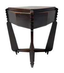 Art Deco Amsterdamse School Side Table by Architect Christiaan Bartels, 1920s